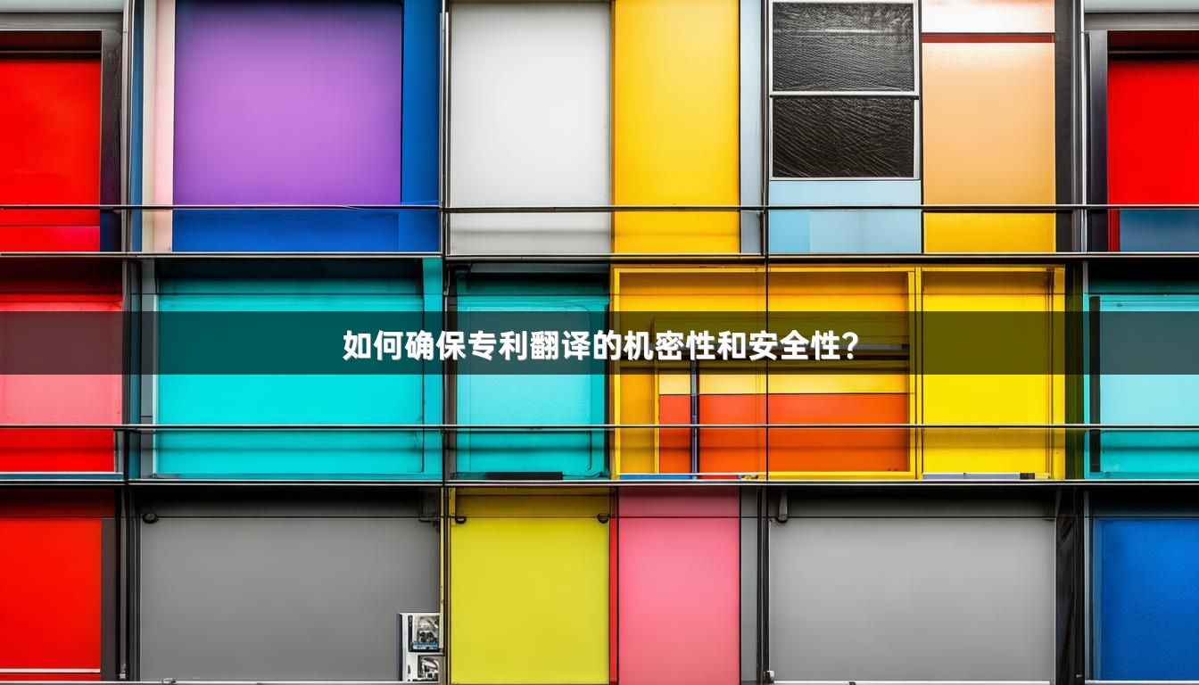如何确保专利翻译的机密性和安全性？