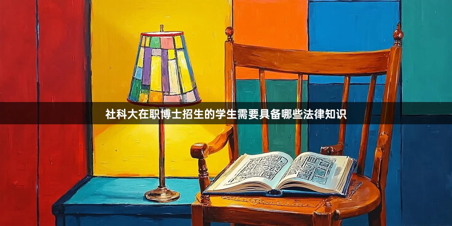 社科大在职博士招生的学生需要具备哪些法律知识
