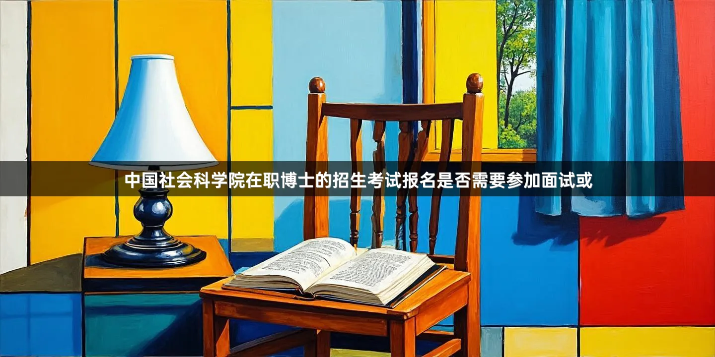 中国社会科学院在职博士的招生考试报名是否需要参加面试或