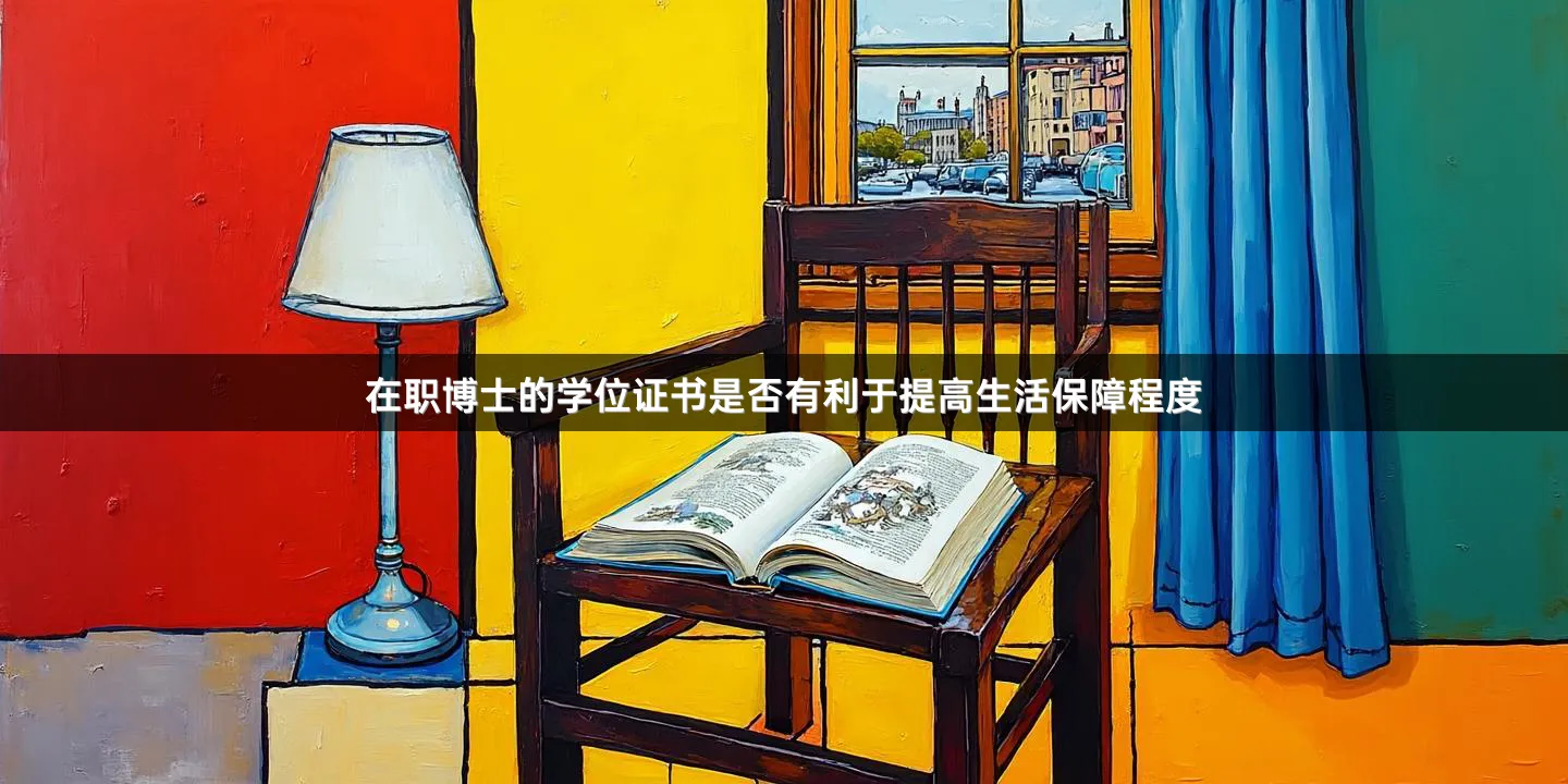 在职博士的学位证书是否有利于提高生活保障程度