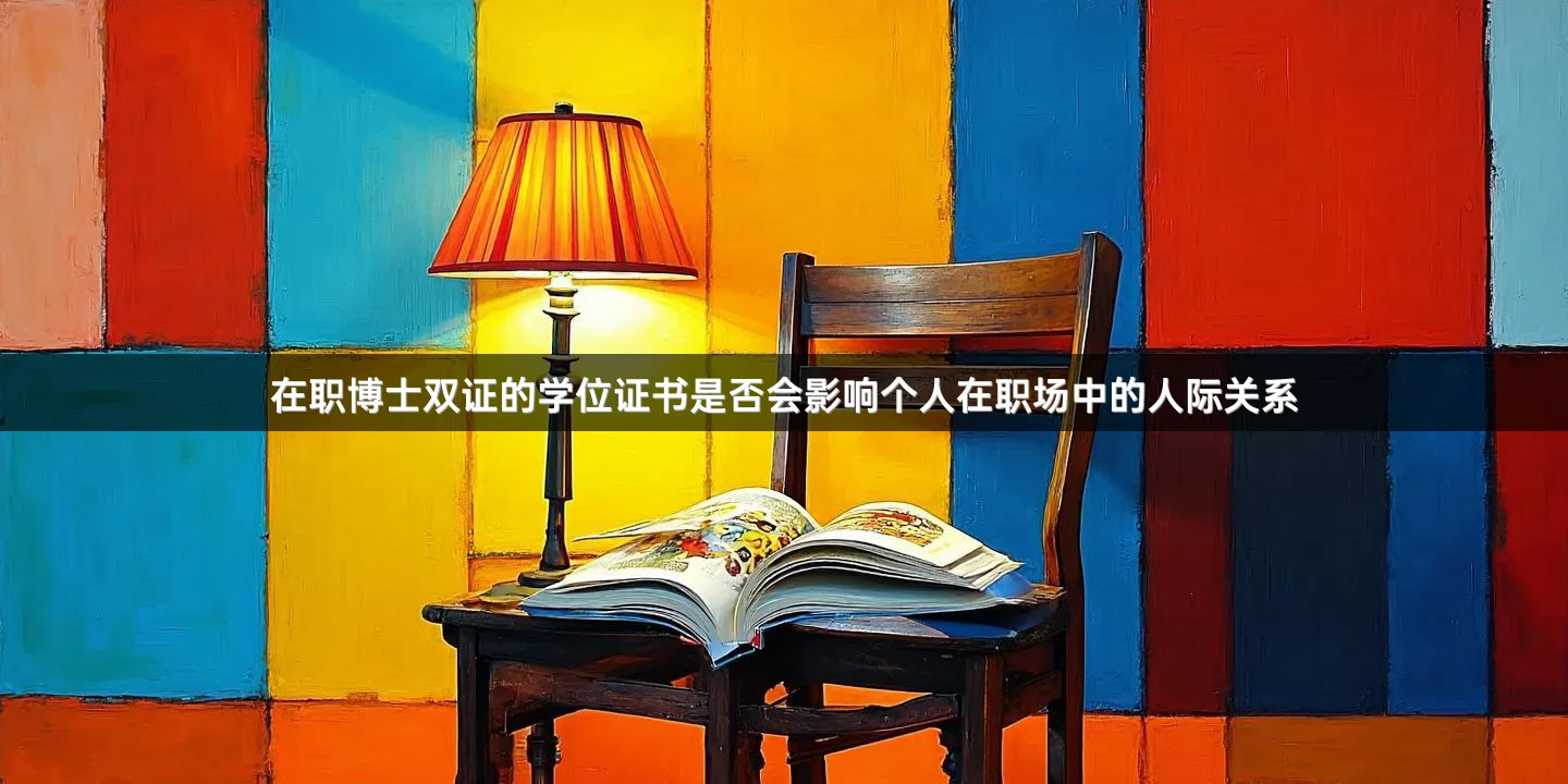 在职博士双证的学位证书是否会影响个人在职场中的人际关系