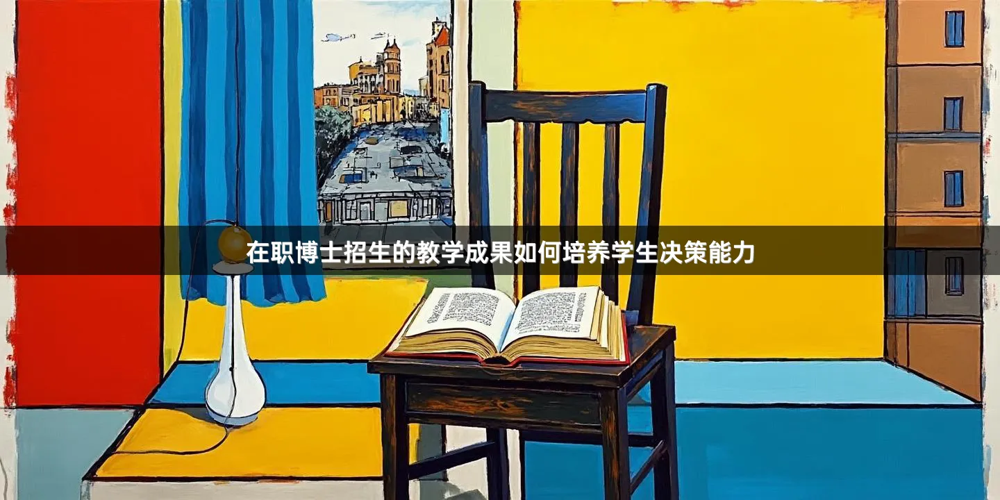 在职博士招生的教学成果如何培养学生决策能力