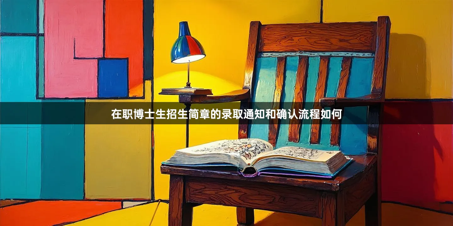 在职博士生招生简章的录取通知和确认流程如何