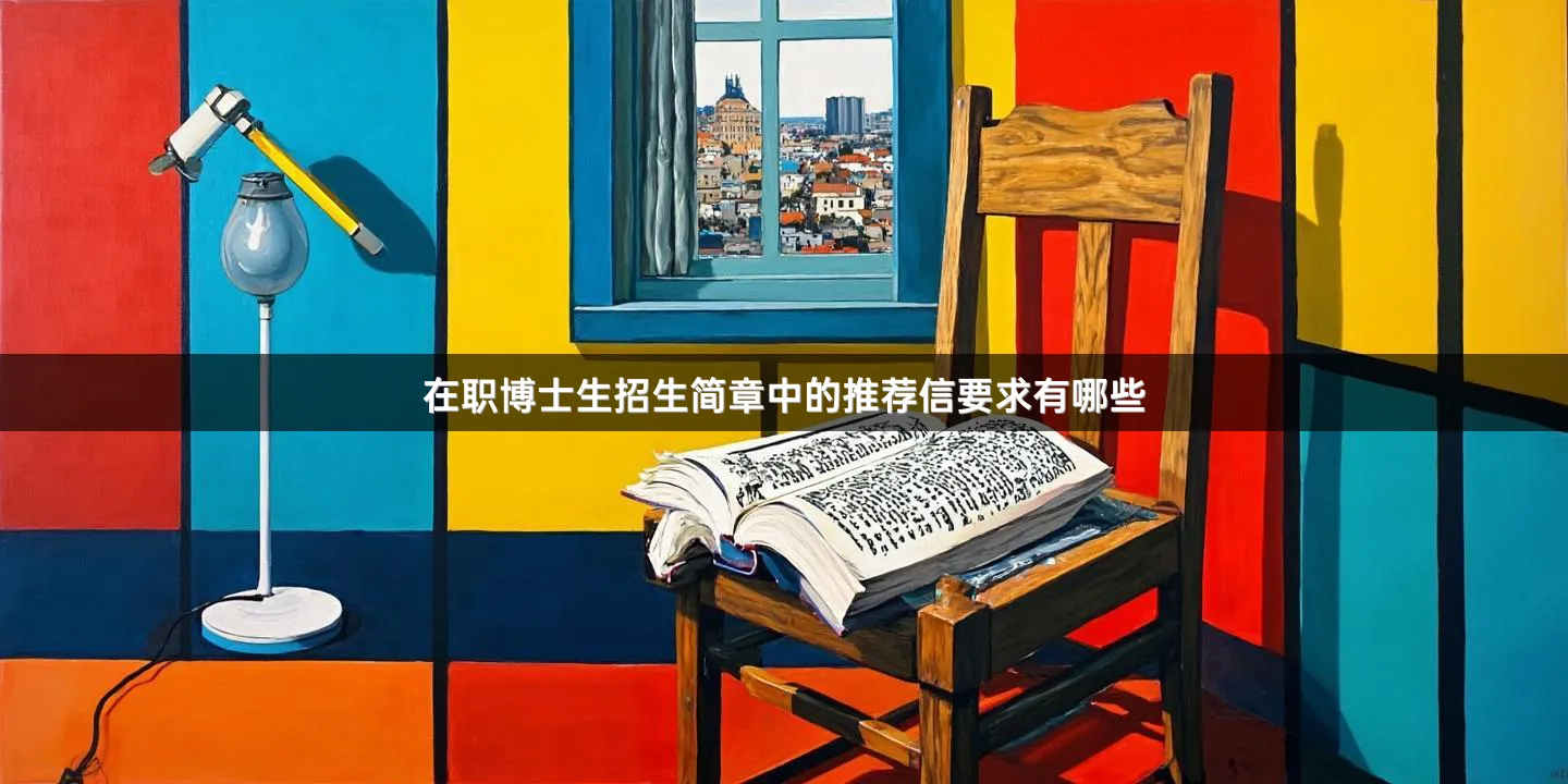 在职博士生招生简章中的推荐信要求有哪些
