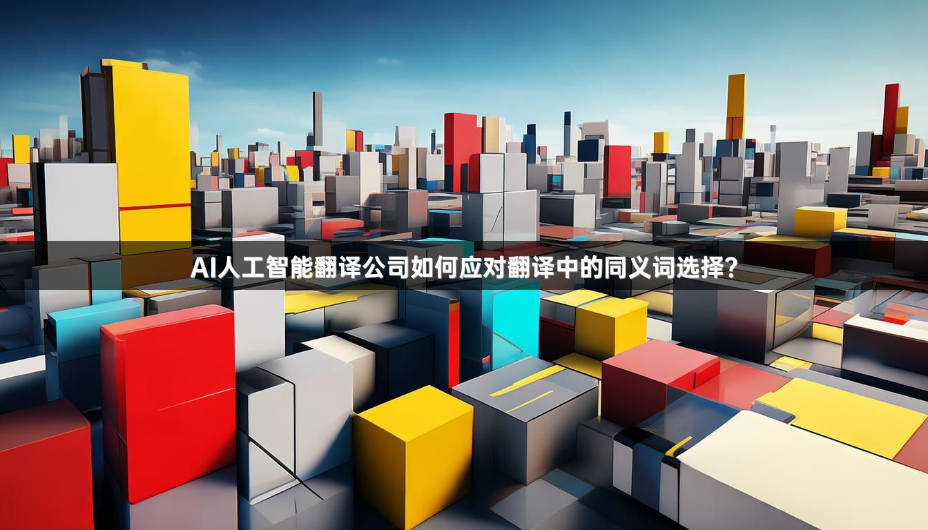AI人工智能翻译公司如何应对翻译中的同义词选择？