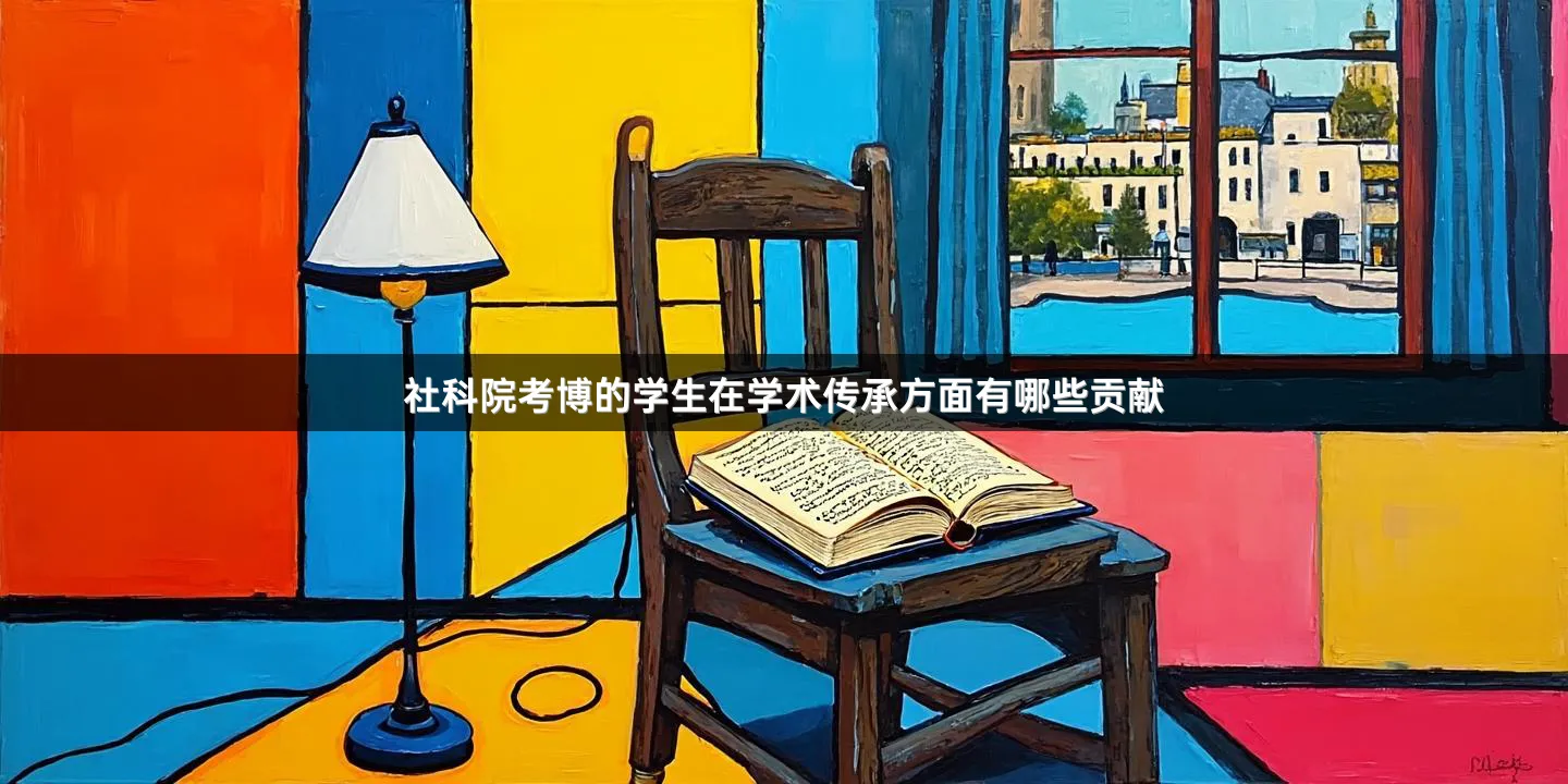 社科院考博的学生在学术传承方面有哪些贡献