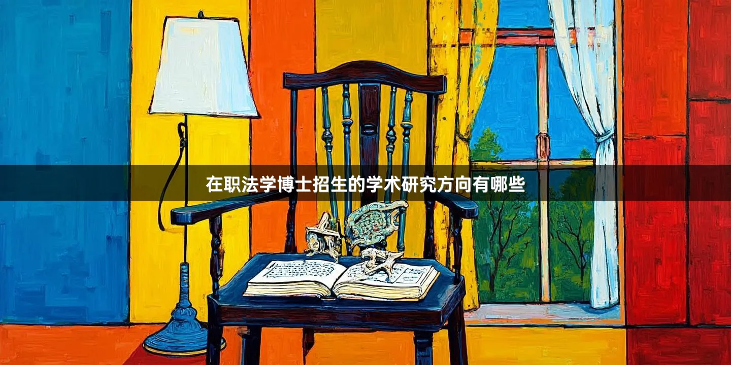 在职法学博士招生的学术研究方向有哪些