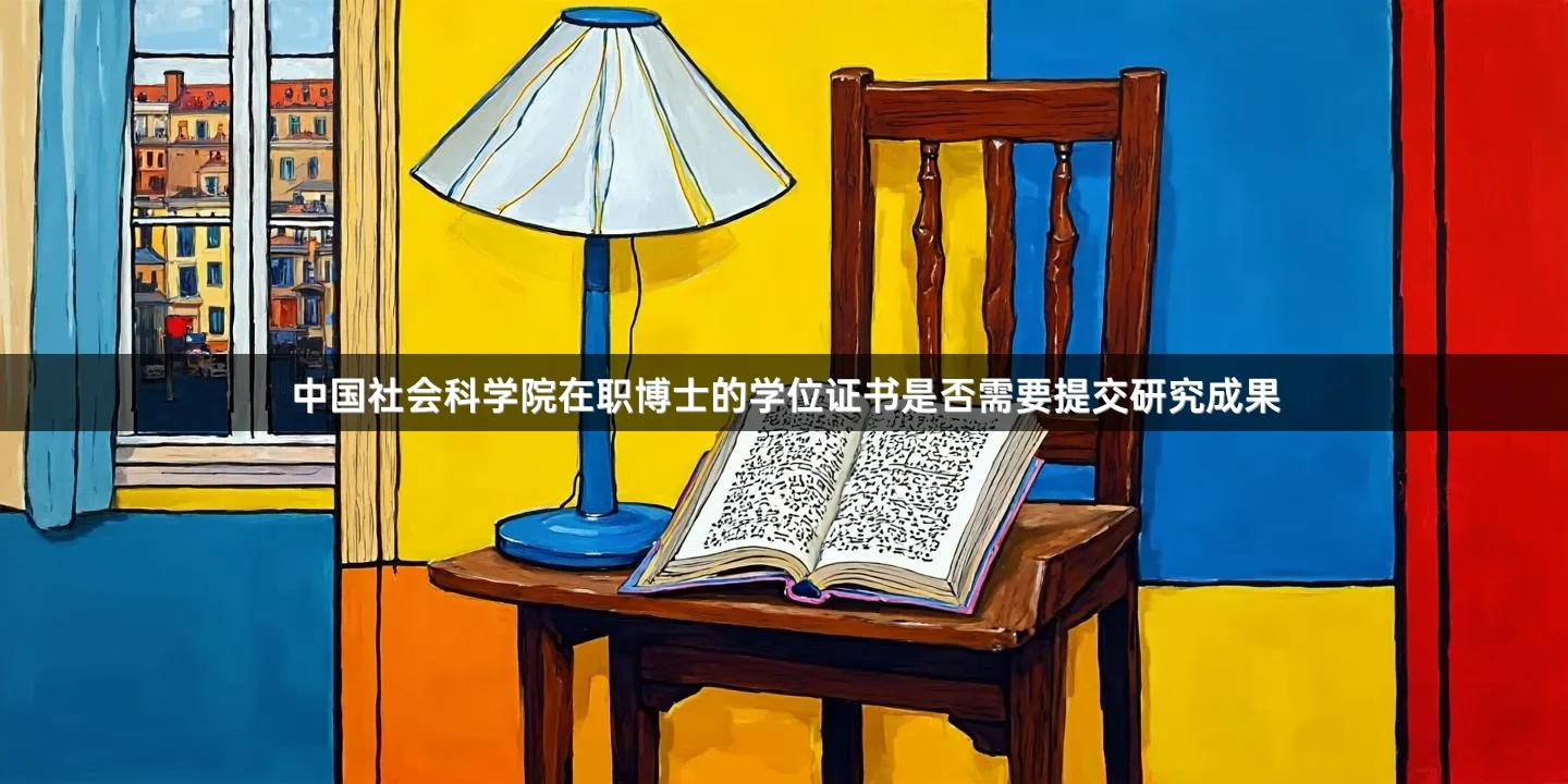 中国社会科学院在职博士的学位证书是否需要提交研究成果