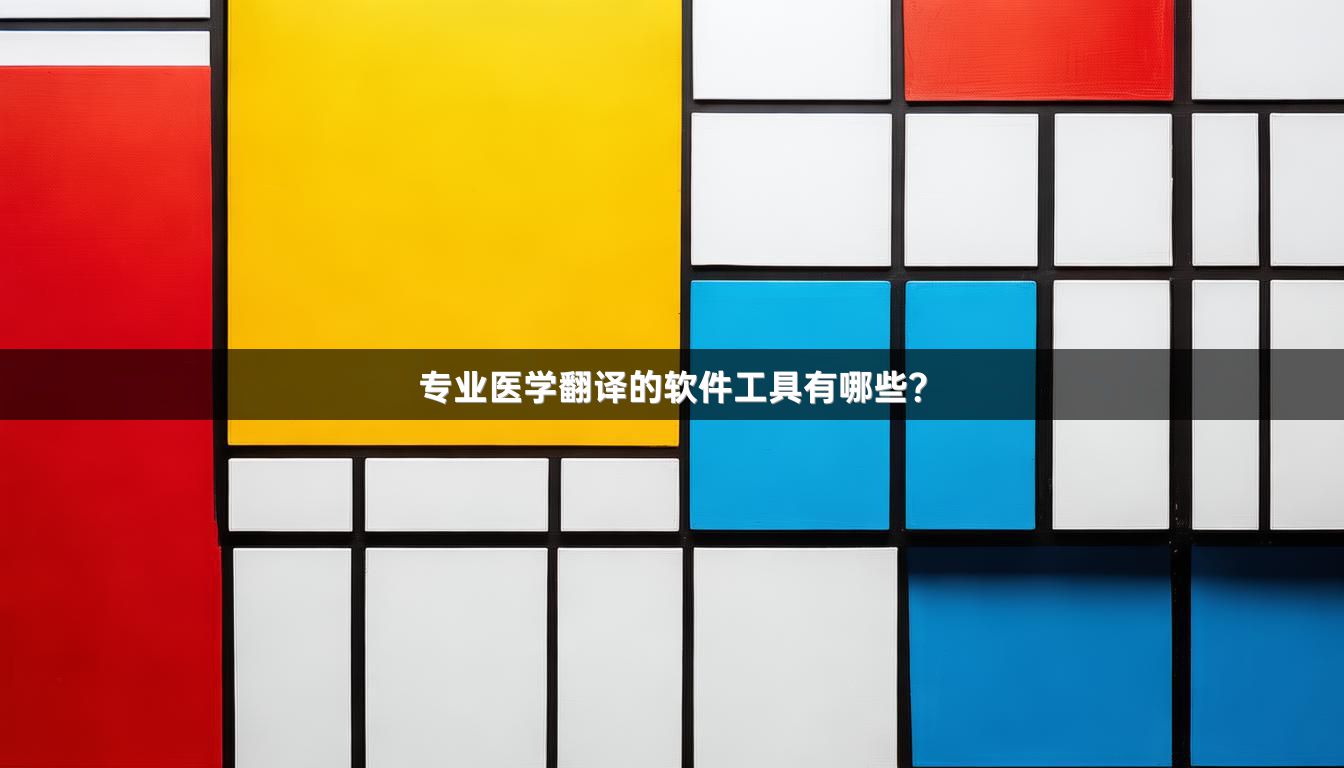 专业医学翻译的软件工具有哪些？