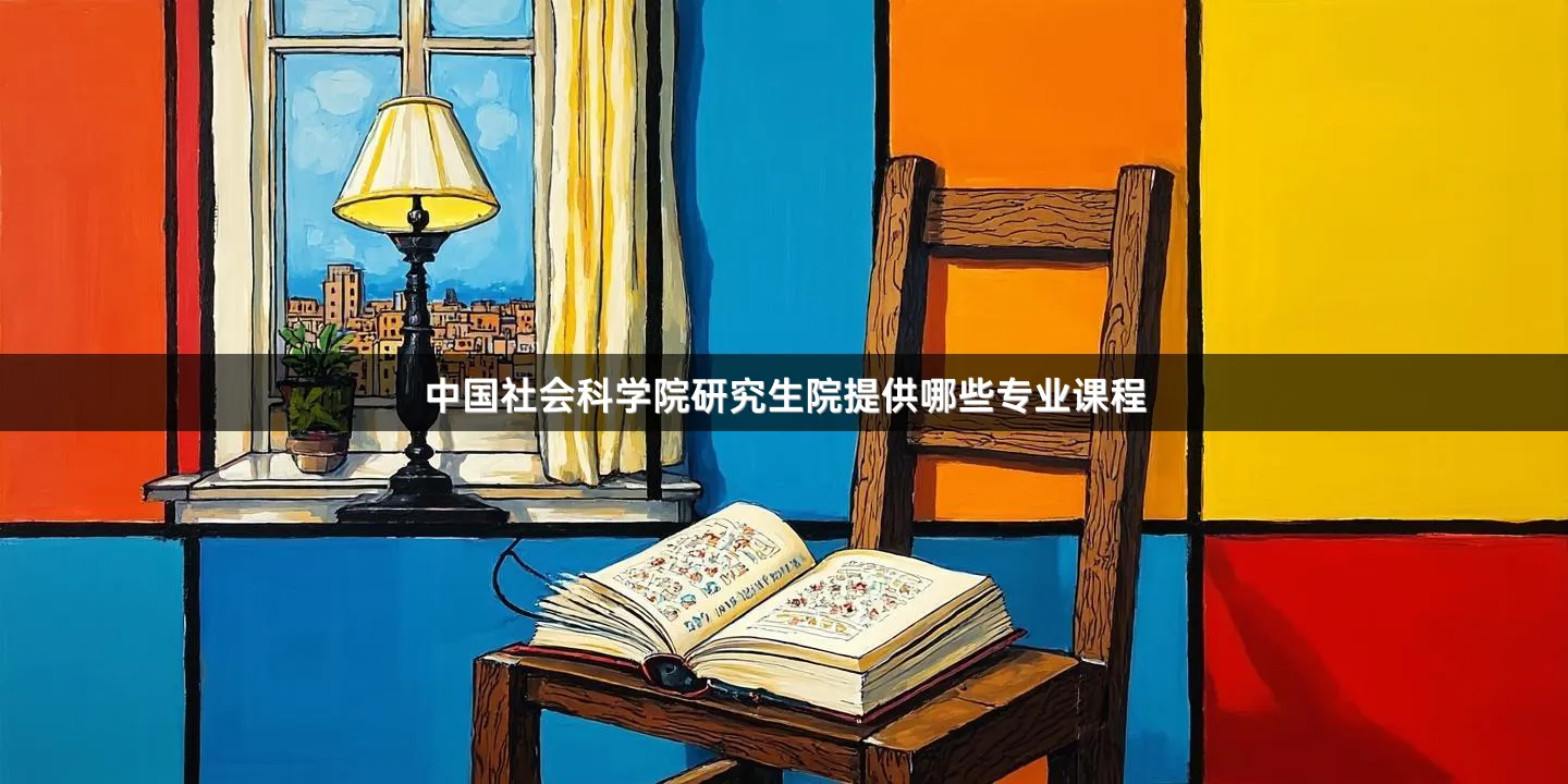 中国社会科学院研究生院提供哪些专业课程