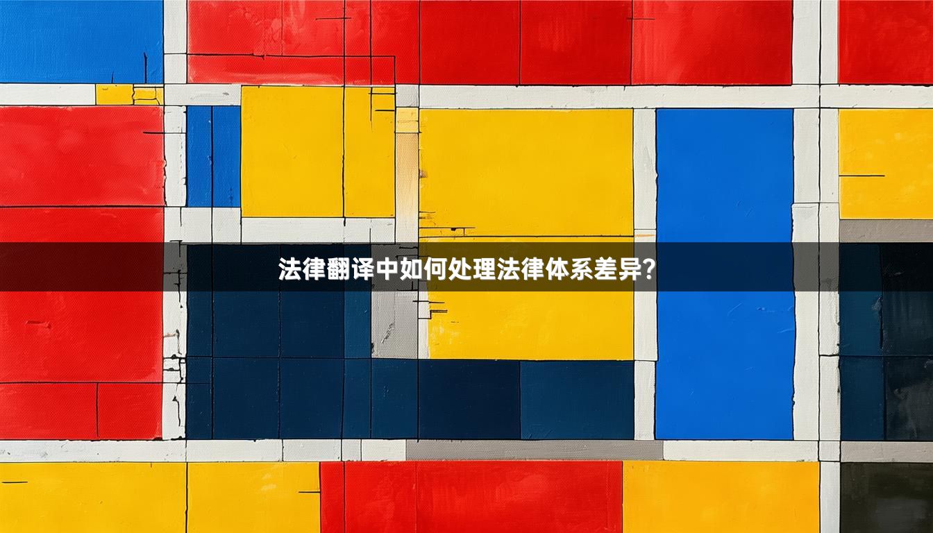 法律翻译中如何处理法律体系差异？
