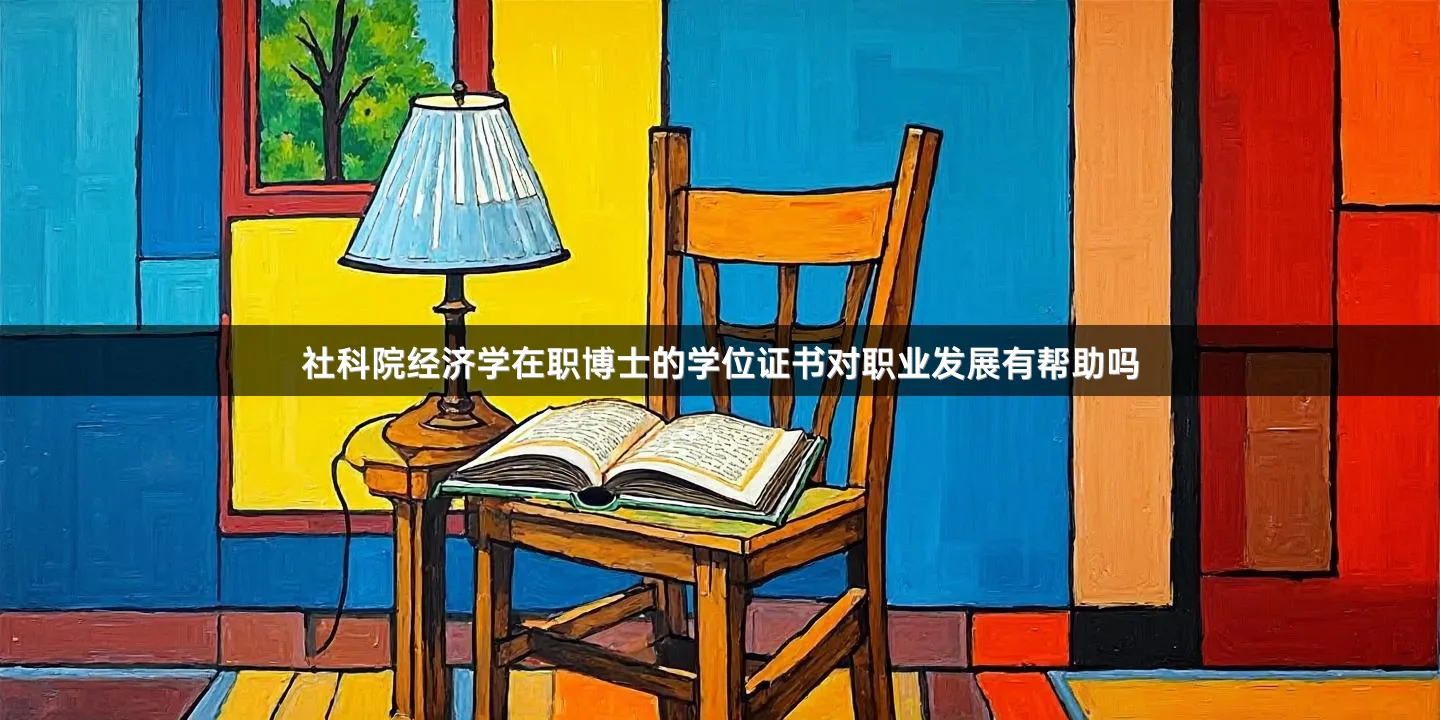 社科院经济学在职博士的学位证书对职业发展有帮助吗