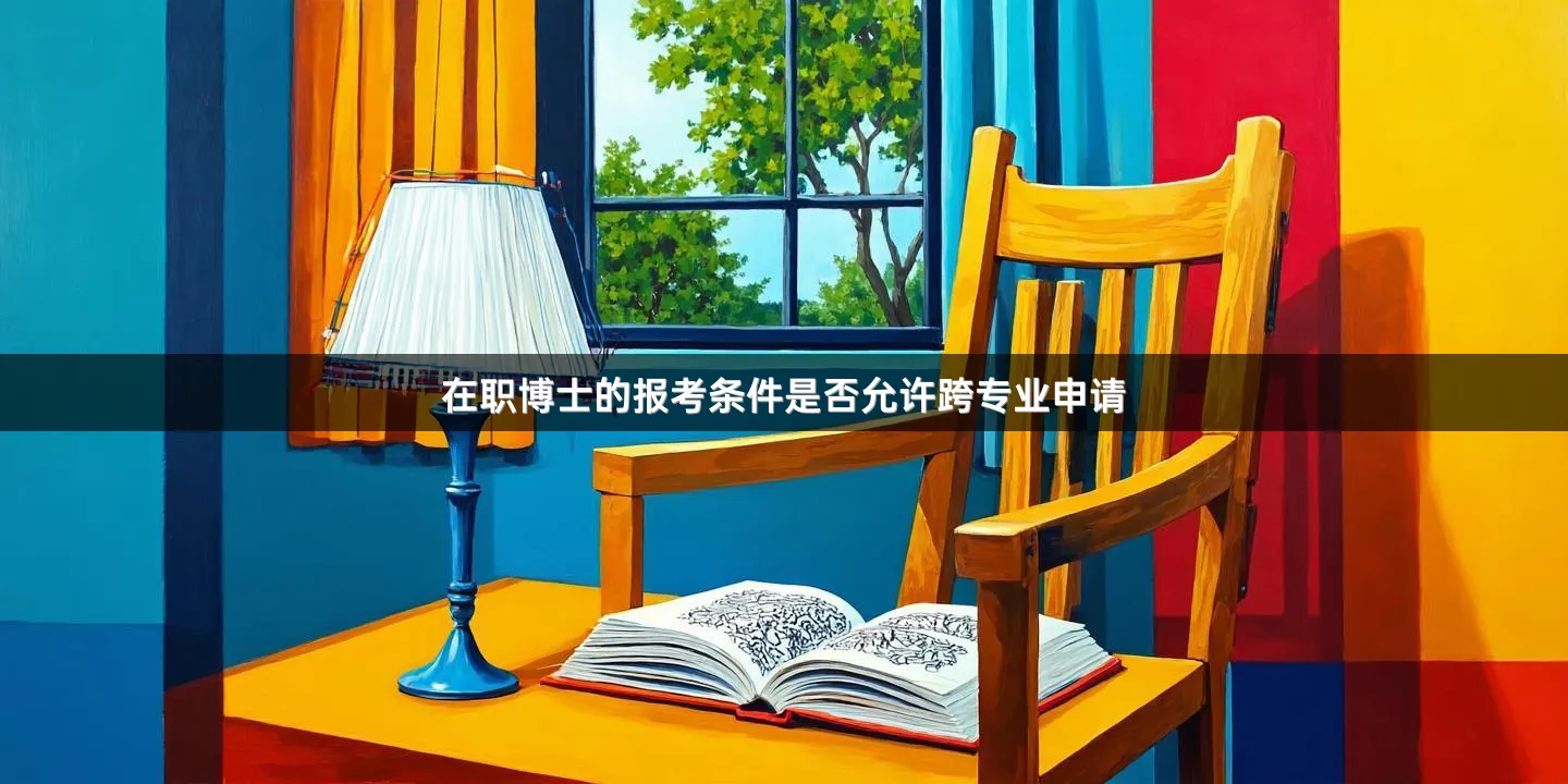 在职博士的报考条件是否允许跨专业申请