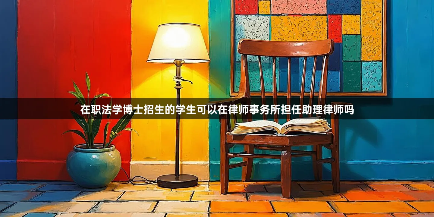 在职法学博士招生的学生可以在律师事务所担任助理律师吗