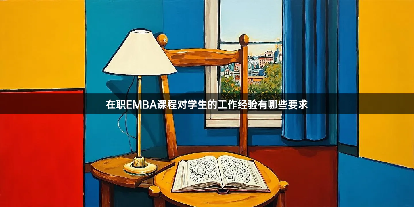 在职EMBA课程对学生的工作经验有哪些要求