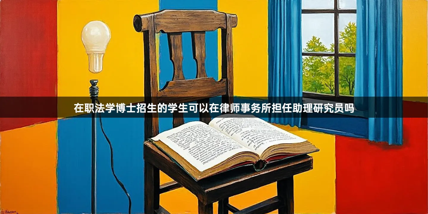 在职法学博士招生的学生可以在律师事务所担任助理研究员吗