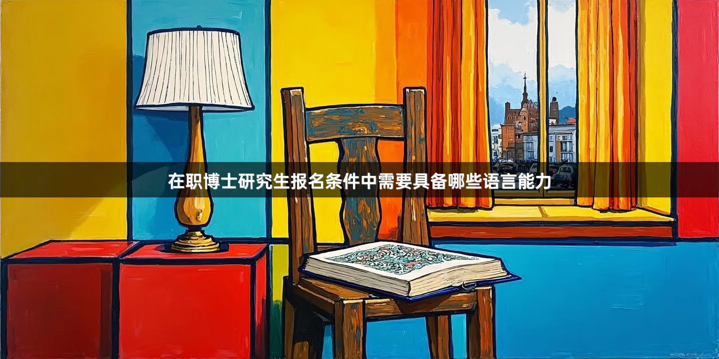在职博士研究生报名条件中需要具备哪些语言能力