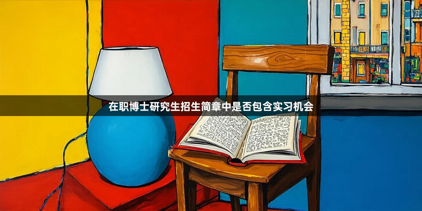 在职博士研究生招生简章中是否包含实习机会