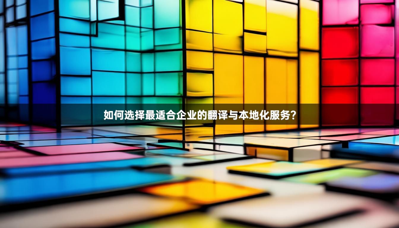 如何选择最适合企业的翻译与本地化服务？