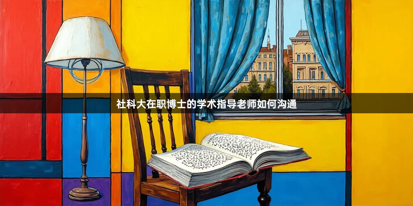 社科大在职博士的学术指导老师如何沟通