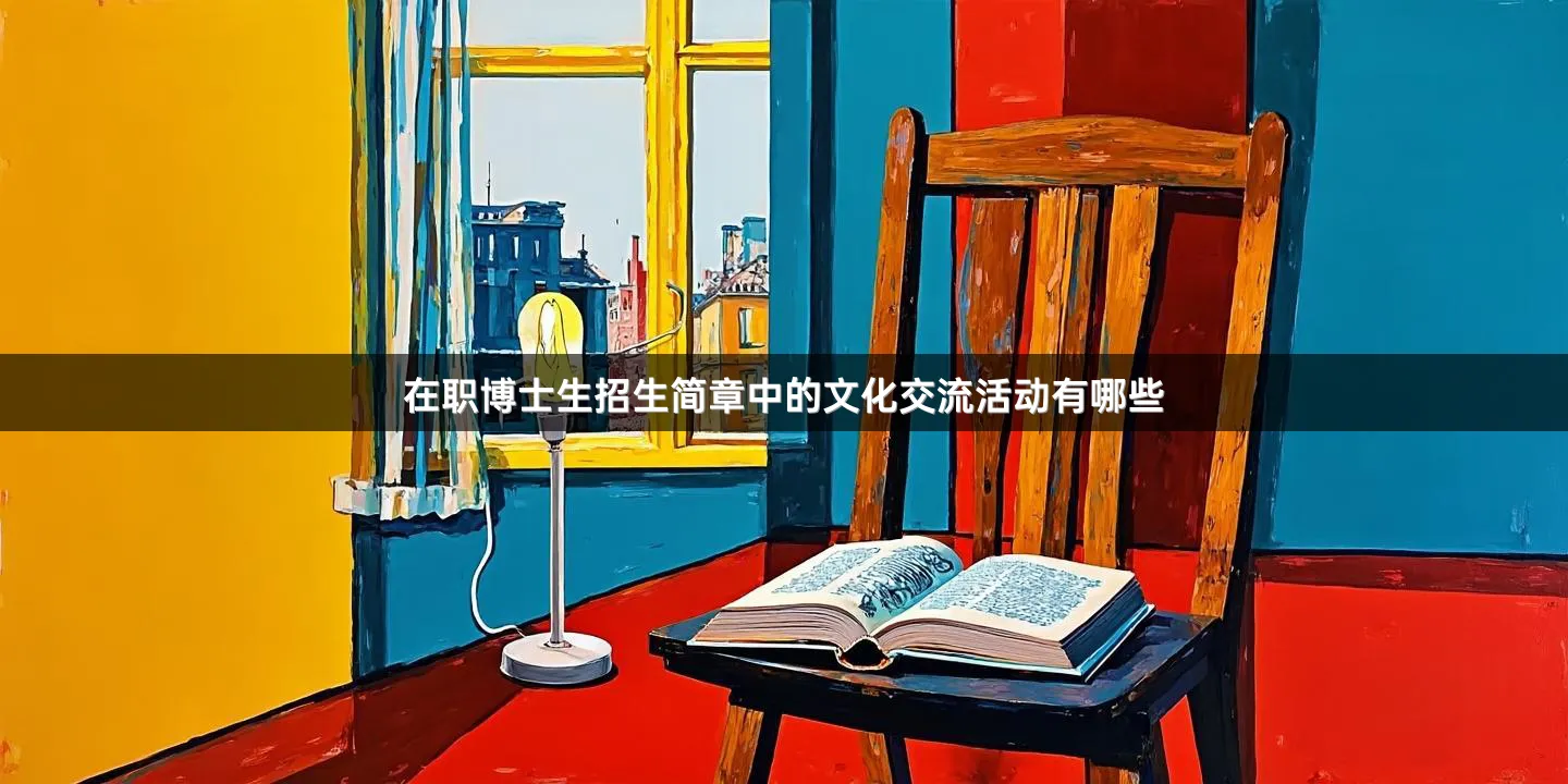 在职博士生招生简章中的文化交流活动有哪些