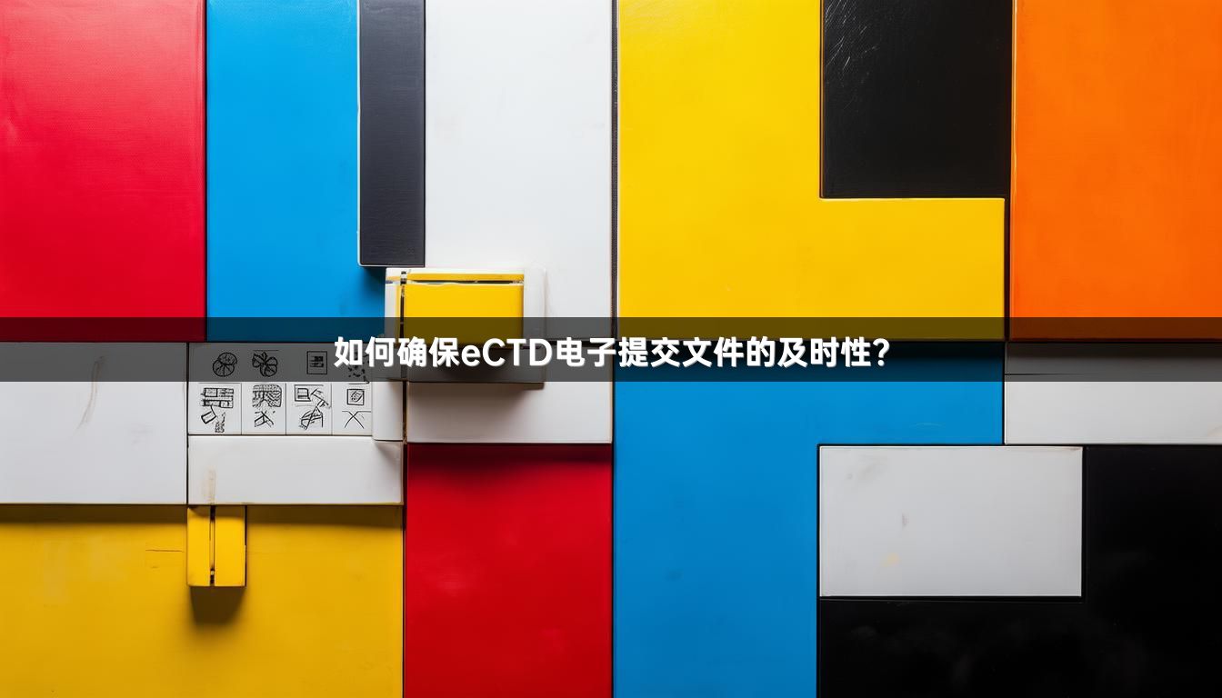 如何确保eCTD电子提交文件的及时性？