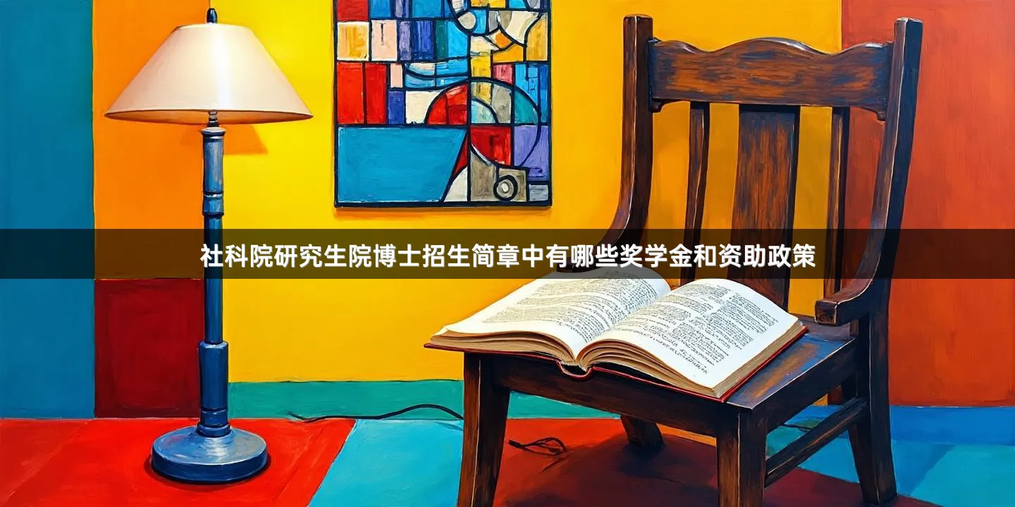 社科院研究生院博士招生简章中有哪些奖学金和资助政策
