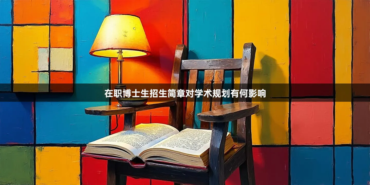 在职博士生招生简章对学术规划有何影响