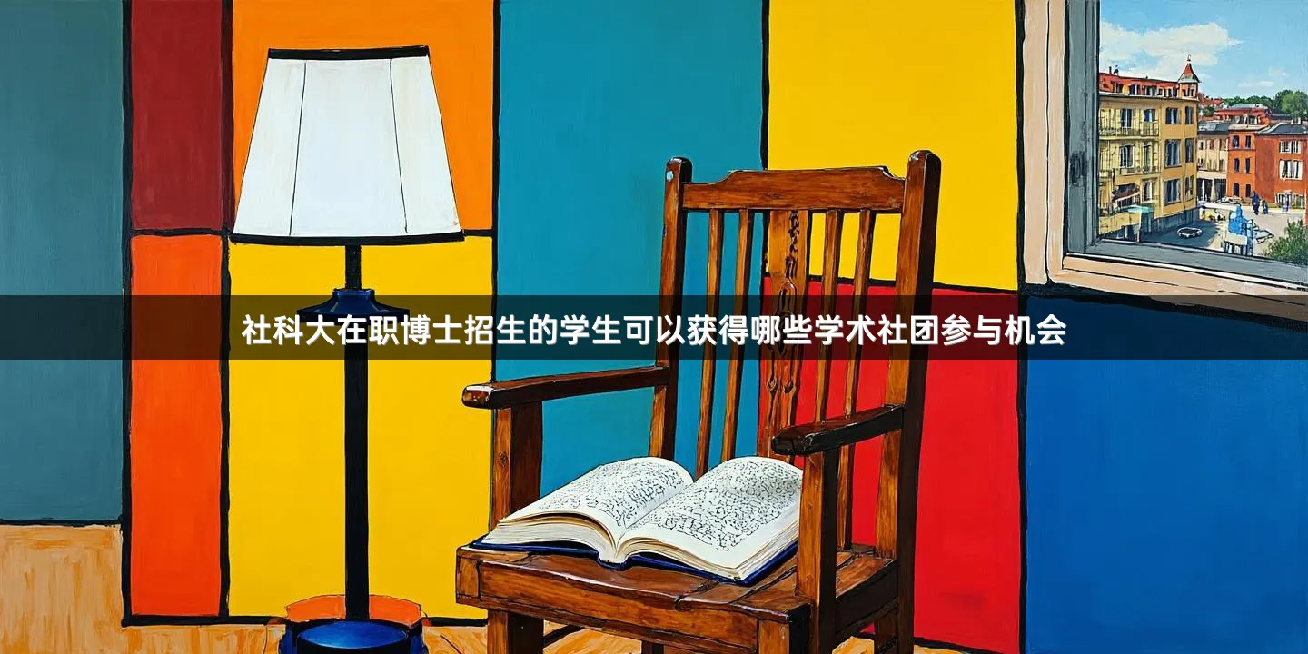 社科大在职博士招生的学生可以获得哪些学术社团参与机会