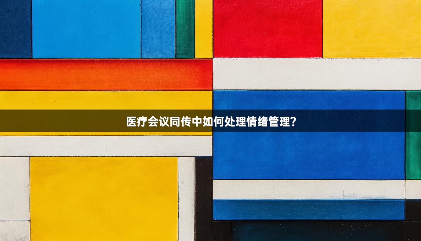 醫(yī)療會(huì)議同傳中如何處理情緒管理？