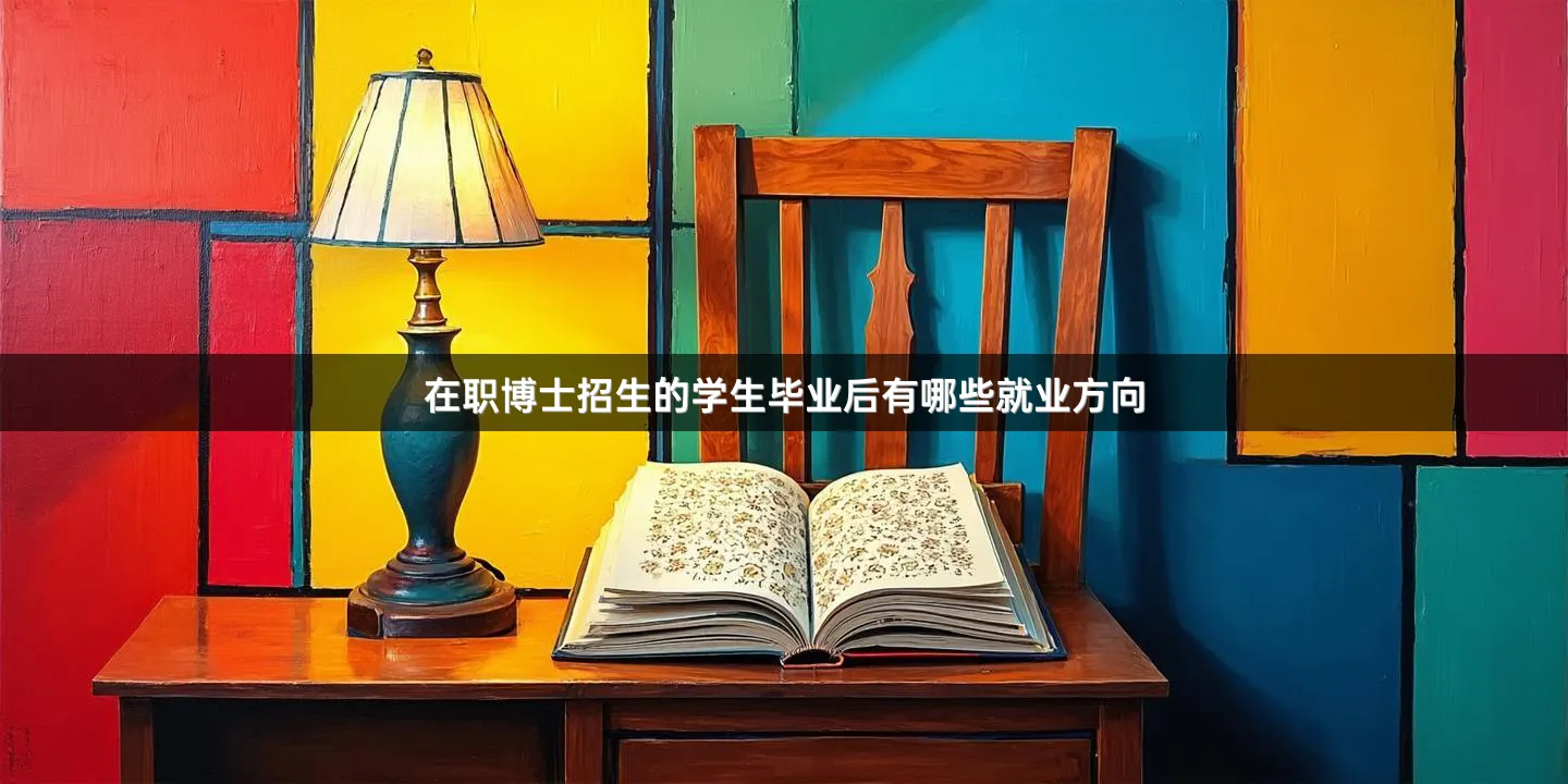 在职博士招生的学生毕业后有哪些就业方向