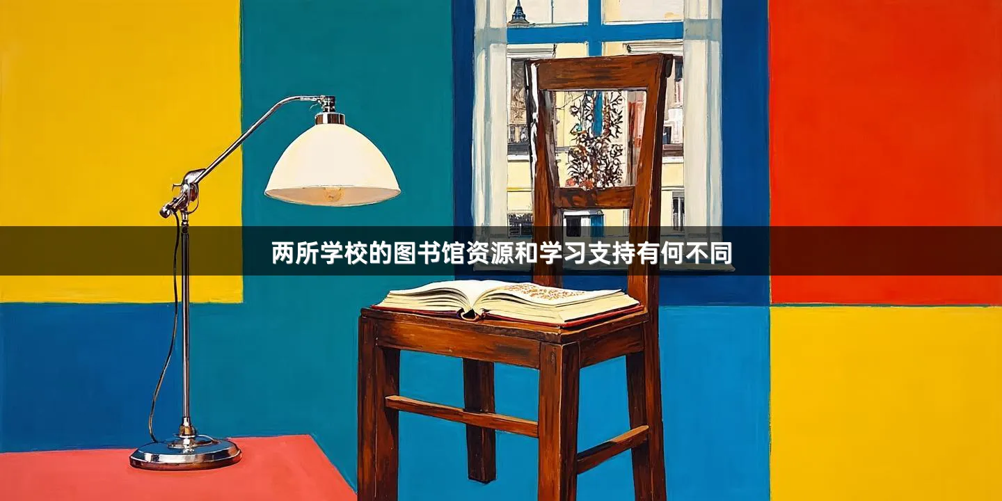 两所学校的图书馆资源和学习支持有何不同