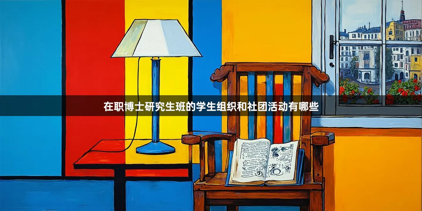 在职博士研究生班的学生组织和社团活动有哪些