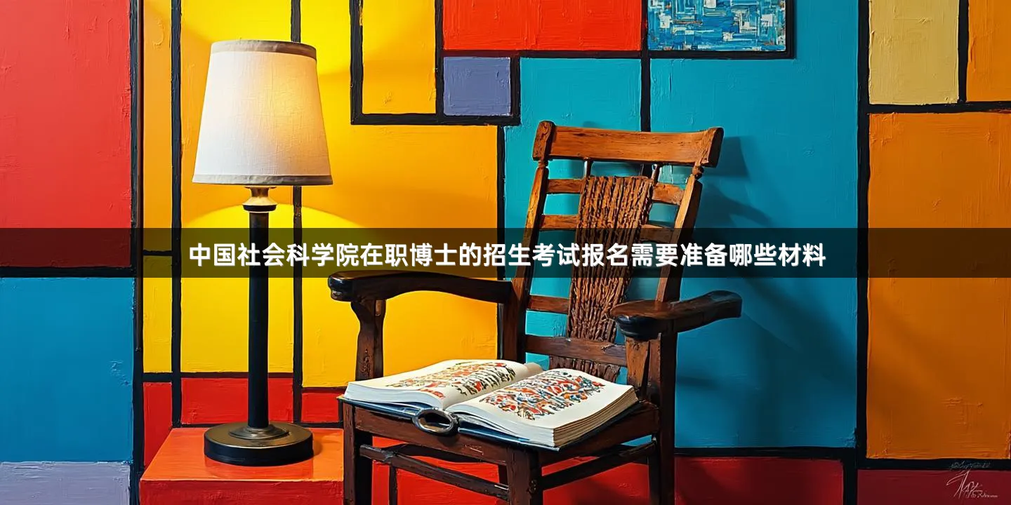 中国社会科学院在职博士的招生考试报名需要准备哪些材料