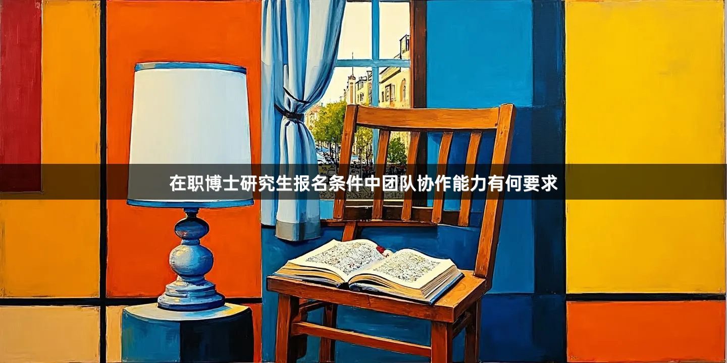 在职博士研究生报名条件中团队协作能力有何要求