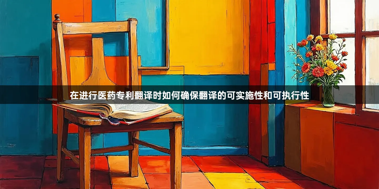 在进行医药专利翻译时如何确保翻译的可实施性和可执行性