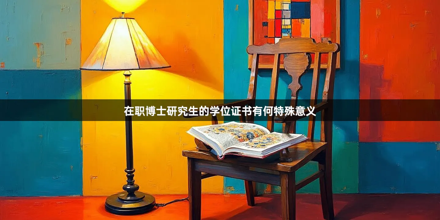 在职博士研究生的学位证书有何特殊意义