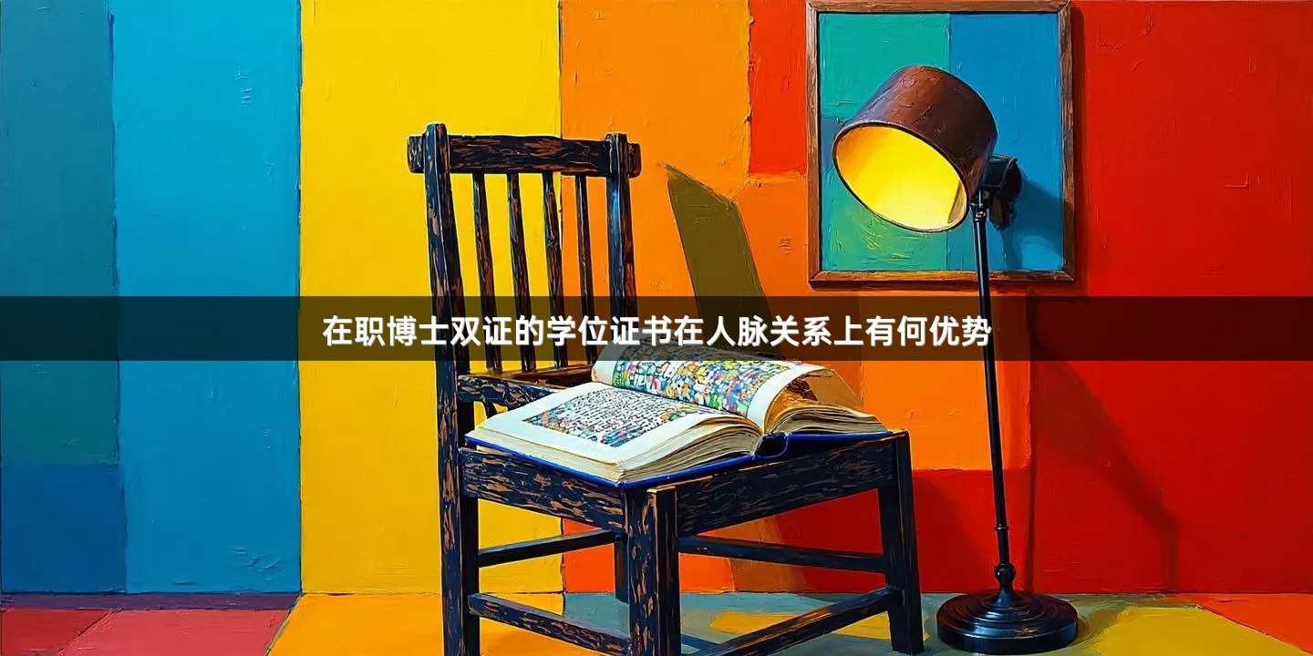 在职博士双证的学位证书在人脉关系上有何优势