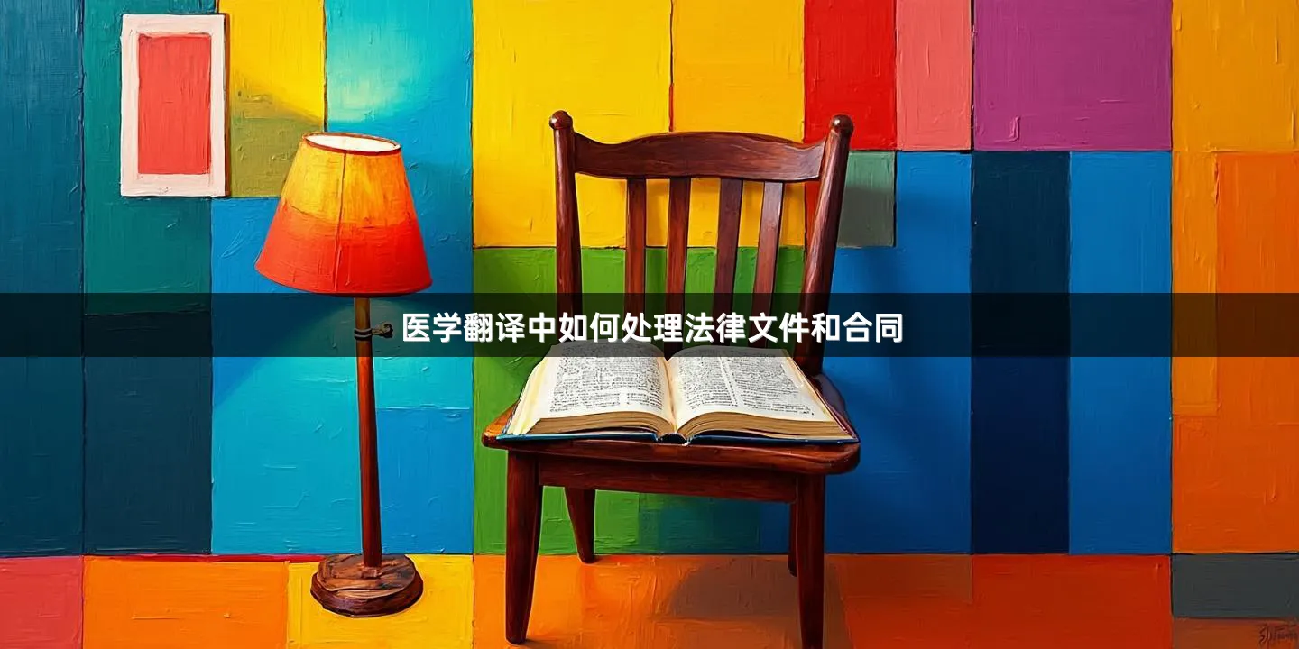 医学翻译中如何处理法律文件和合同