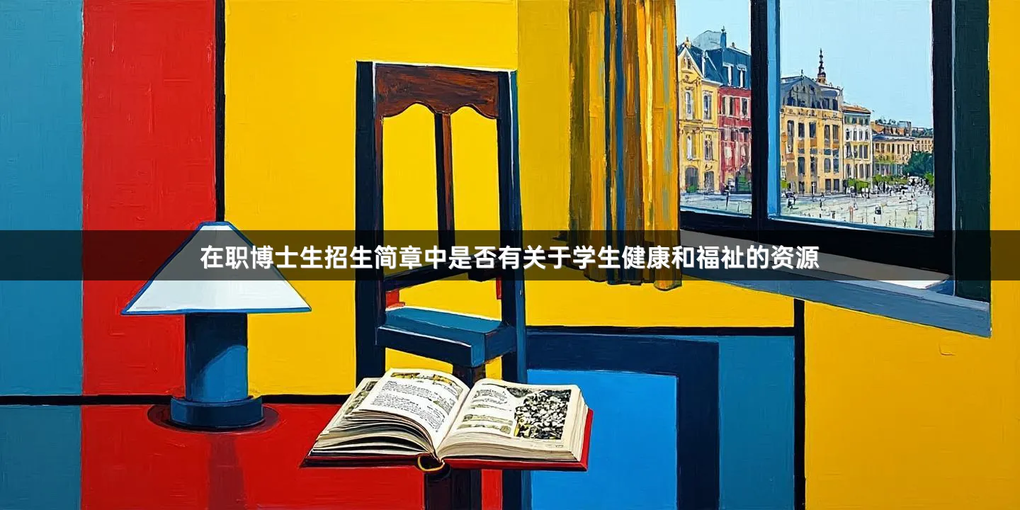 在职博士生招生简章中是否有关于学生健康和福祉的资源