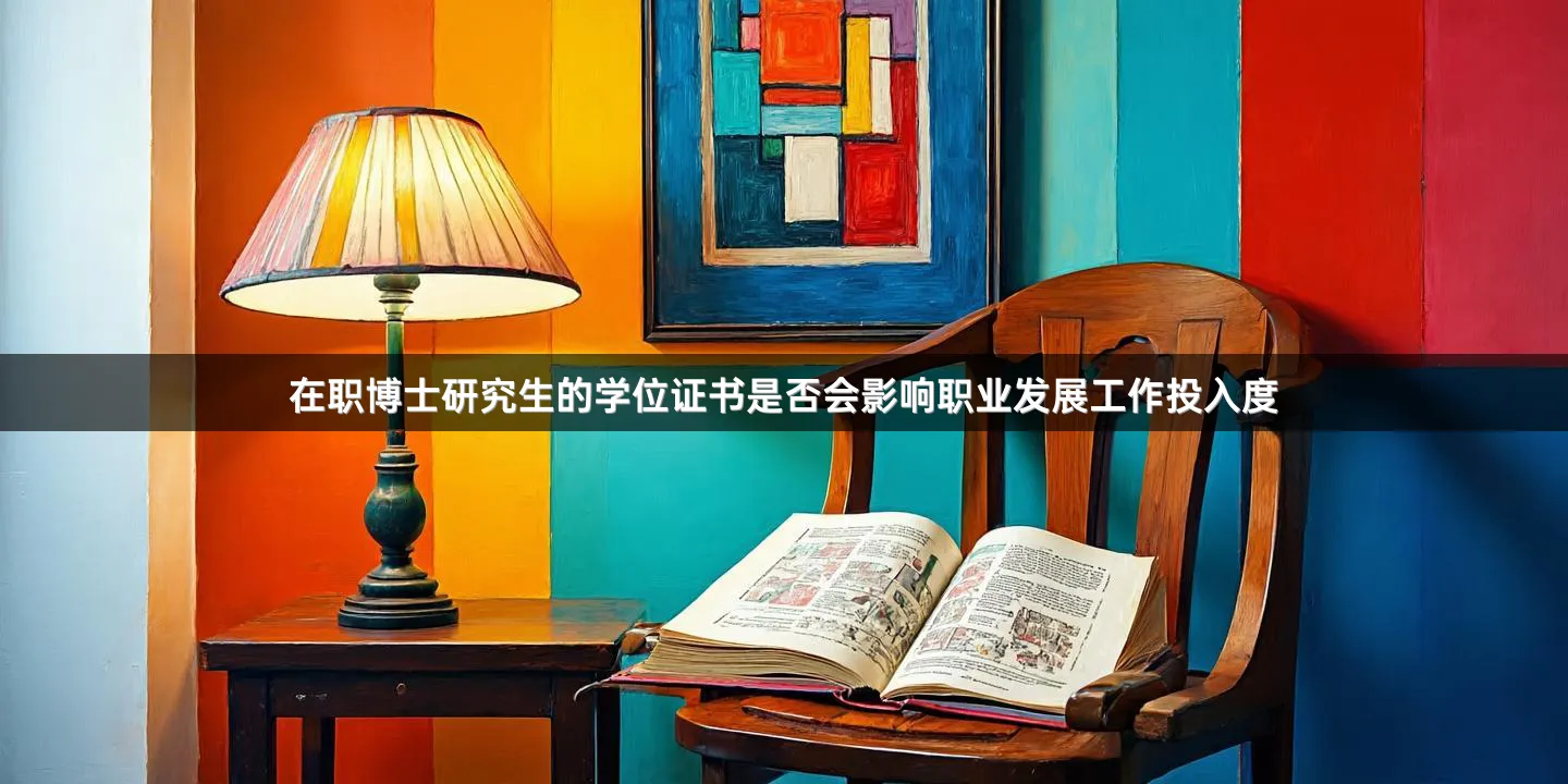 在职博士研究生的学位证书是否会影响职业发展工作投入度