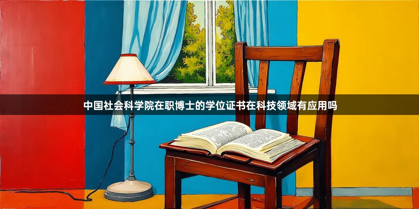 中国社会科学院在职博士的学位证书在科技领域有应用吗