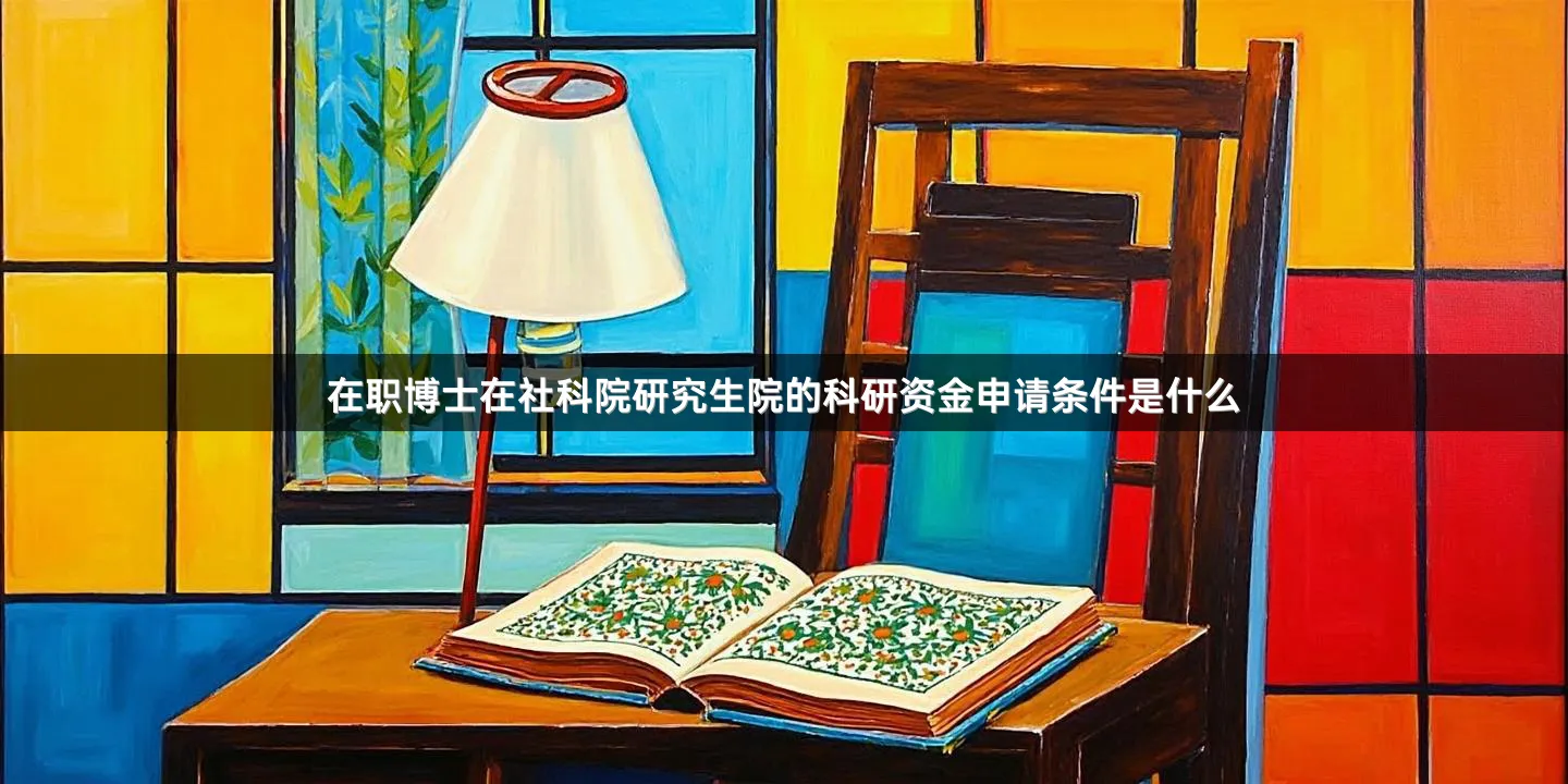 在职博士在社科院研究生院的科研资金申请条件是什么