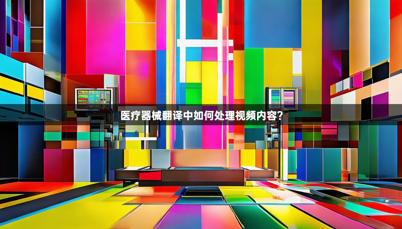 医疗器械翻译中如何处理视频内容？