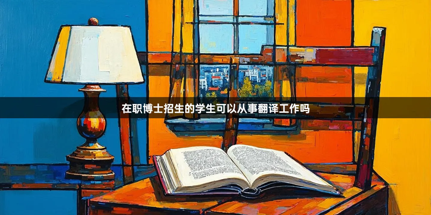 在职博士招生的学生可以从事翻译工作吗