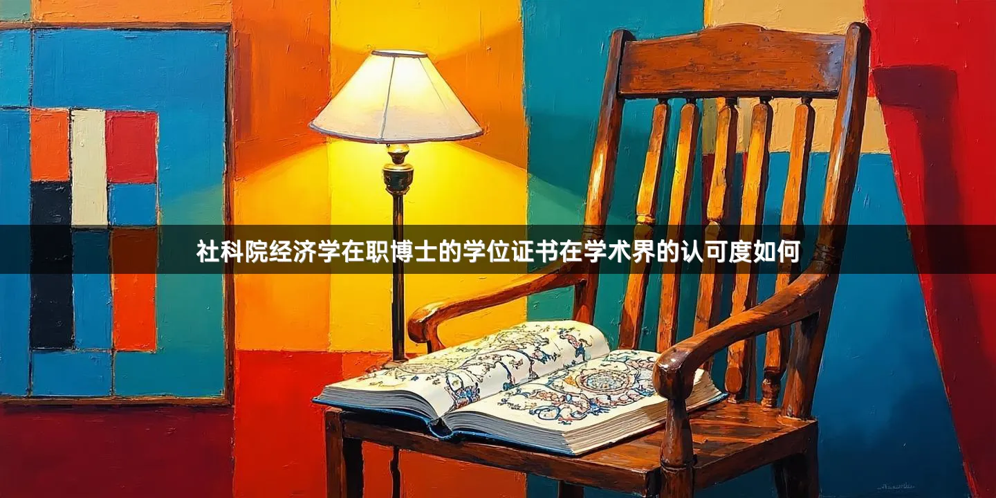 社科院经济学在职博士的学位证书在学术界的认可度如何
