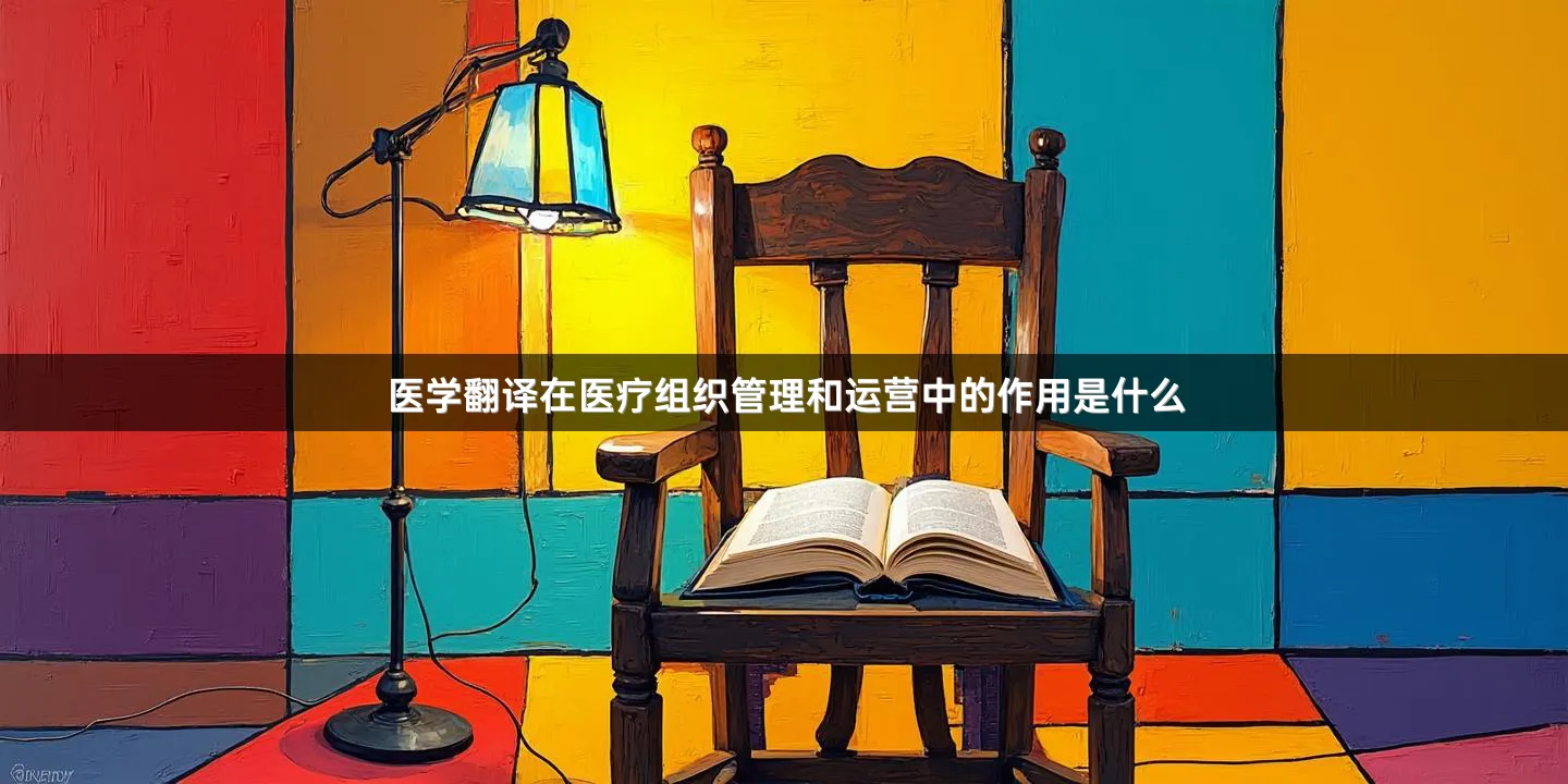 医学翻译在医疗组织管理和运营中的作用是什么