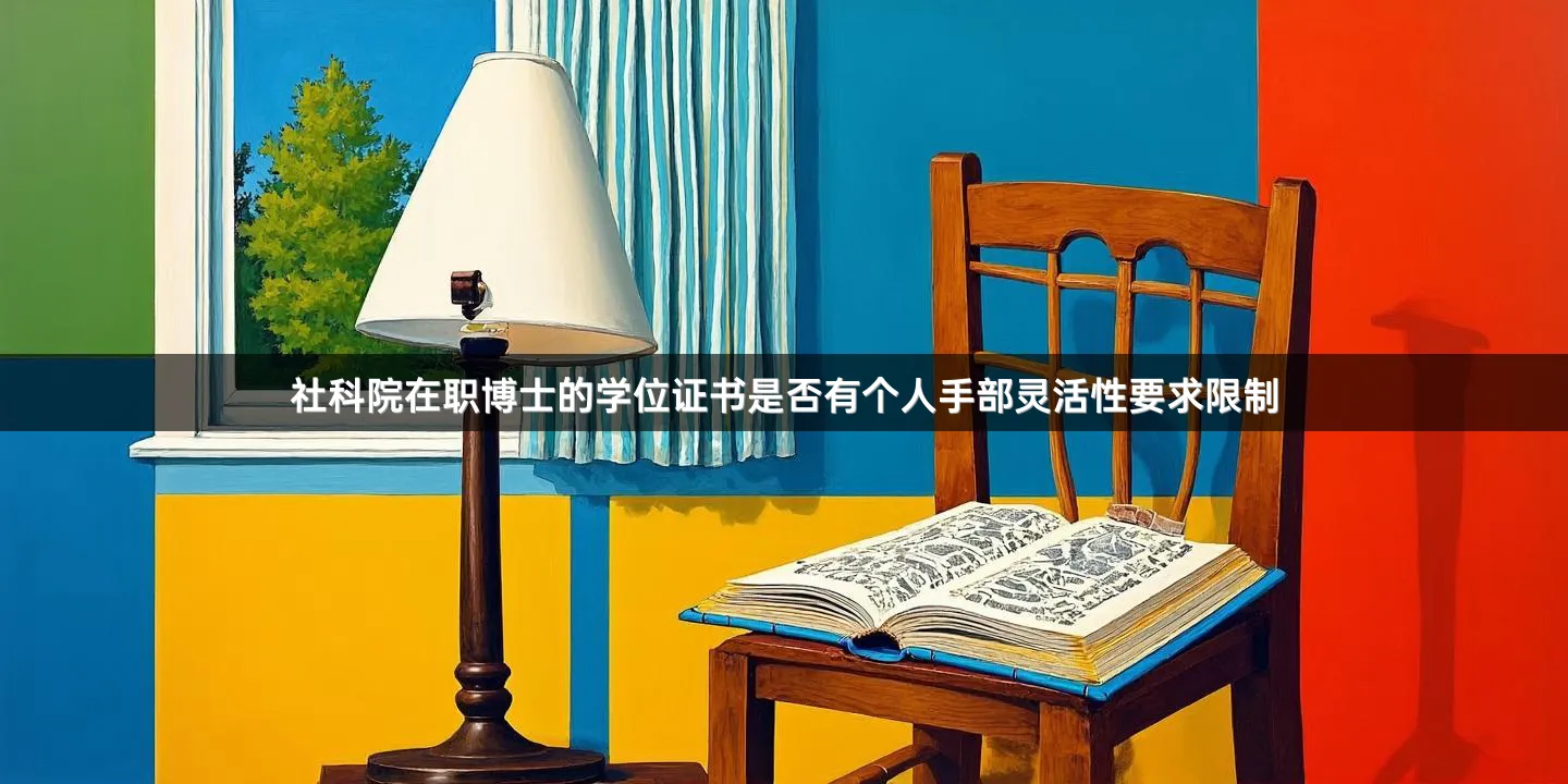 社科院在职博士的学位证书是否有个人手部灵活性要求限制