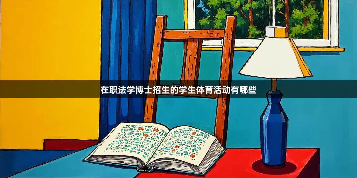 在职法学博士招生的学生体育活动有哪些