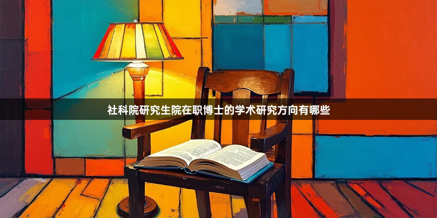 社科院研究生院在职博士的学术研究方向有哪些